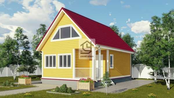 Каркасный дом 6х8,5 ДК-40
