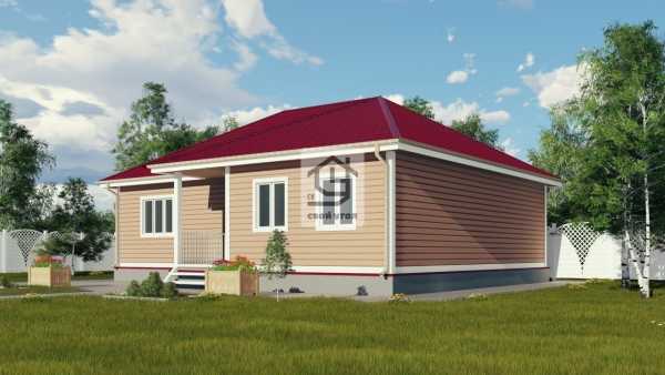 Каркасный дом 10х12 ДК-39