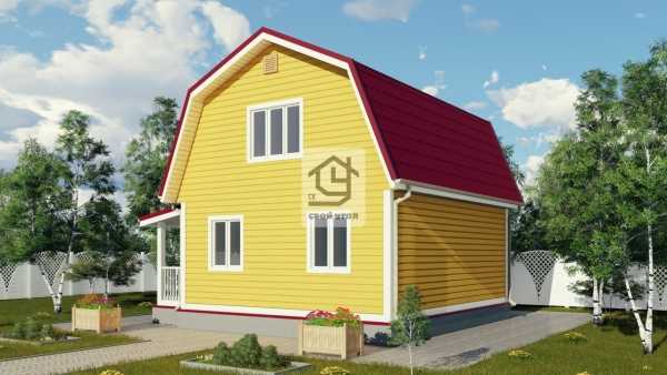 Каркасный дом 6х7 ДК-31