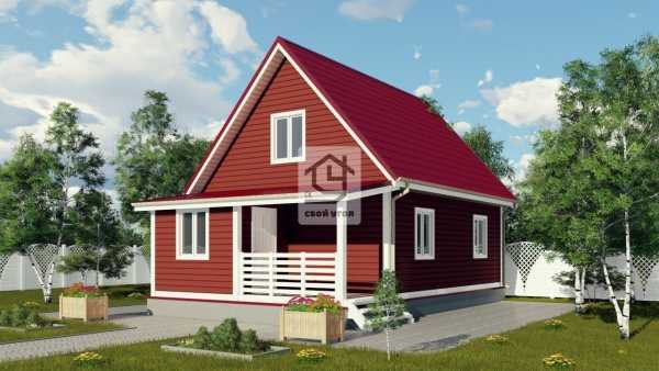 Каркасный дом 6х10 ДК-35
