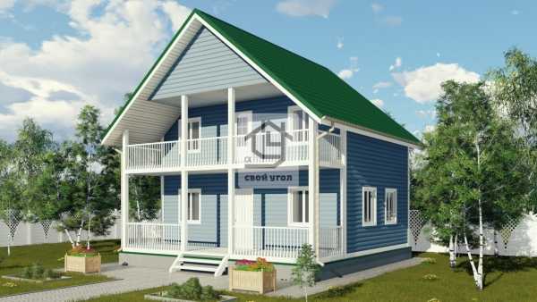 Каркасный дом 8х8 ДК-5