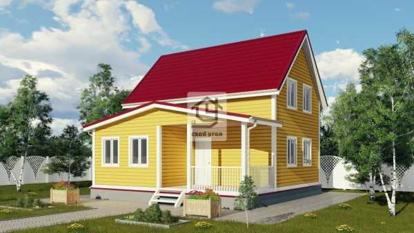 Каркасный дом 8х8 ДК-49