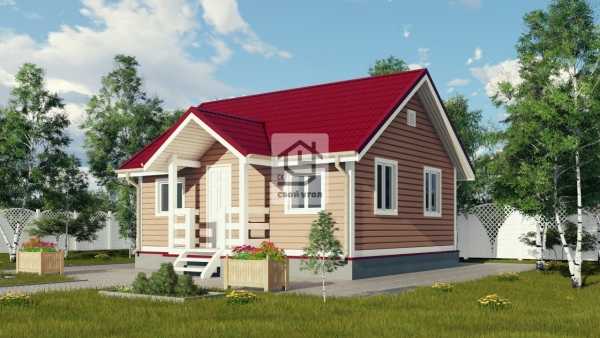 Каркасный дом 6х7 ДК-32