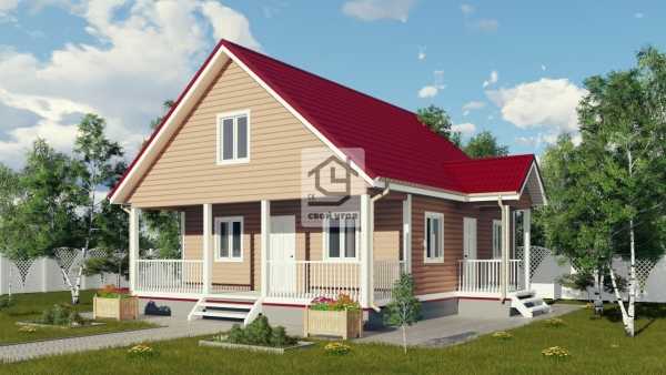 Каркасный дом 8х10 ДК-46